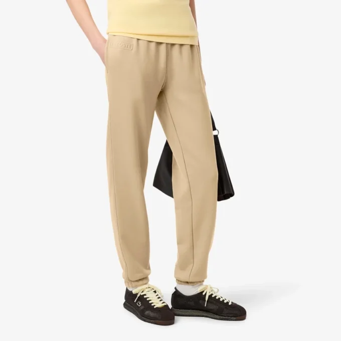 Pantalon en molleton pour femme avec logo en relief Pantalon en molleton pour femme avec logo en relief