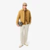 Pantalon en sergé de lin coupe classique pour homme Pantalon en sergé de lin coupe classique pour homme