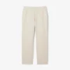 Pantalon en sergé de lin coupe classique pour homme Pantalon en sergé de lin coupe classique pour homme