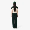 Pantalon en velours côtelé à jambes larges pour femme Pantalon en velours côtelé à jambes larges pour femme