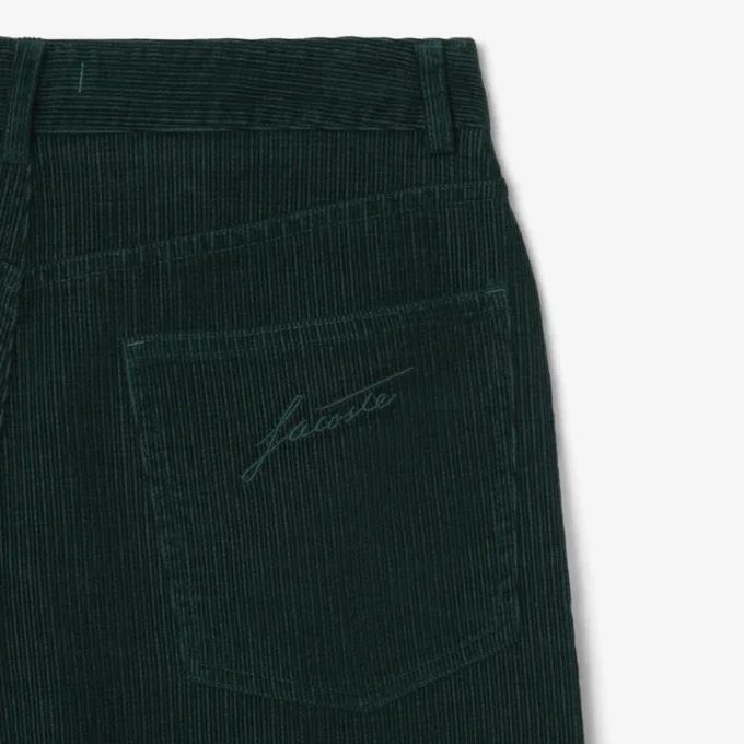 Pantalon en velours côtelé à jambes larges pour femme Pantalon en velours côtelé à jambes larges pour femme