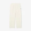 Pantalon oversize en flanelle plissé pour femme Pantalon oversize en flanelle plissé pour femme