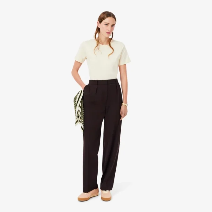 Pantalon oversize en mélange de laine Pantalon oversize en mélange de laine