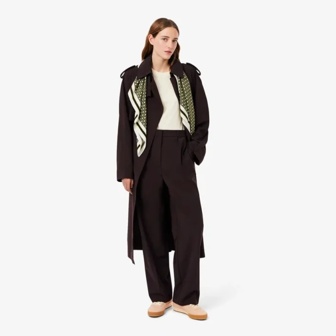 Pantalon oversize en mélange de laine Pantalon oversize en mélange de laine