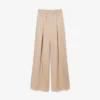 Pantalon oversize en satin élastiqué Pantalon oversize en satin élastiqué