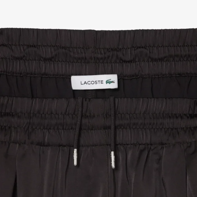 Pantalon oversize en satin élastiqué Pantalon oversize en satin élastiqué