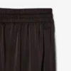 Pantalon oversize en satin élastiqué Pantalon oversize en satin élastiqué