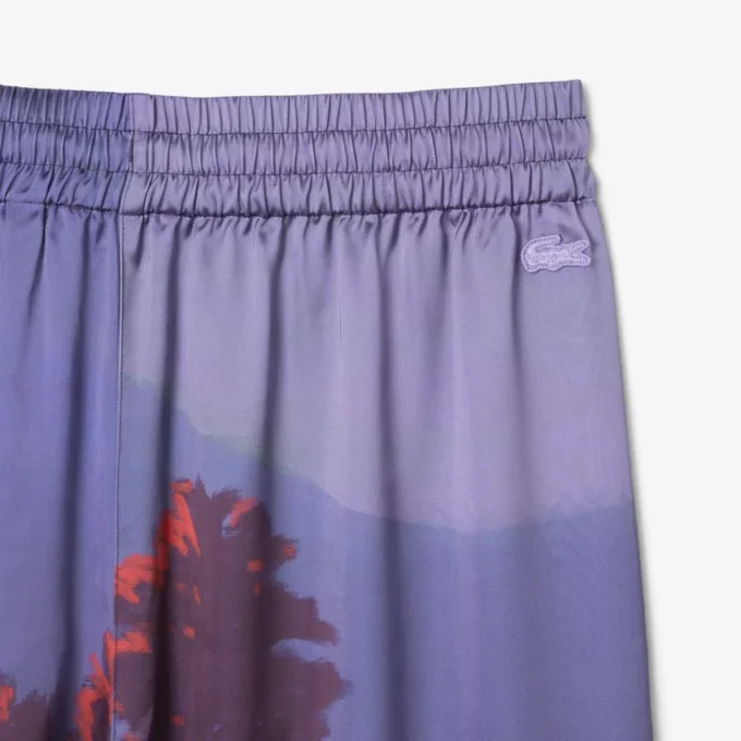 Pantalon oversize imprimé paysage pour femme Pantalon oversize imprimé paysage pour femme