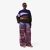 Pantalon oversize imprimé paysage pour femme Pantalon oversize imprimé paysage pour femme