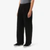 Pantalon à plis en piqué coupe ample pour homme