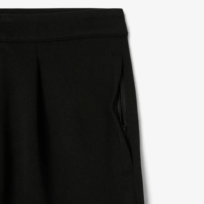 Pantalon à plis en piqué coupe ample pour homme