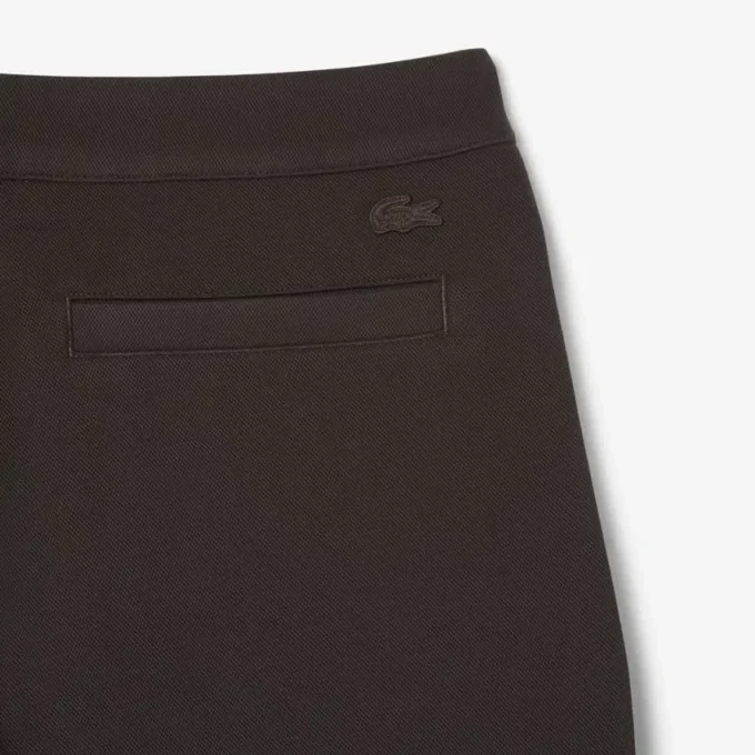 Pantalon à plis en piqué coupe ample pour homme