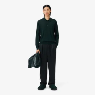 Pantalon satiné ajusté de la collection Runway