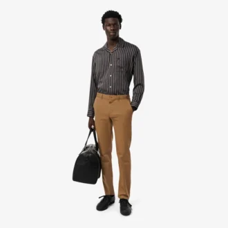 Pantalon slim en coton stretch pour homme