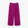 Pantalon sur mesure en laine flammée à coupe large Runway Pantalon sur mesure en laine flammée à coupe large Runway