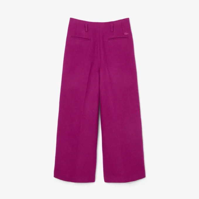 Pantalon sur mesure en laine flammée à coupe large Runway Pantalon sur mesure en laine flammée à coupe large Runway