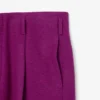 Pantalon sur mesure en laine flammée à coupe large Runway Pantalon sur mesure en laine flammée à coupe large Runway