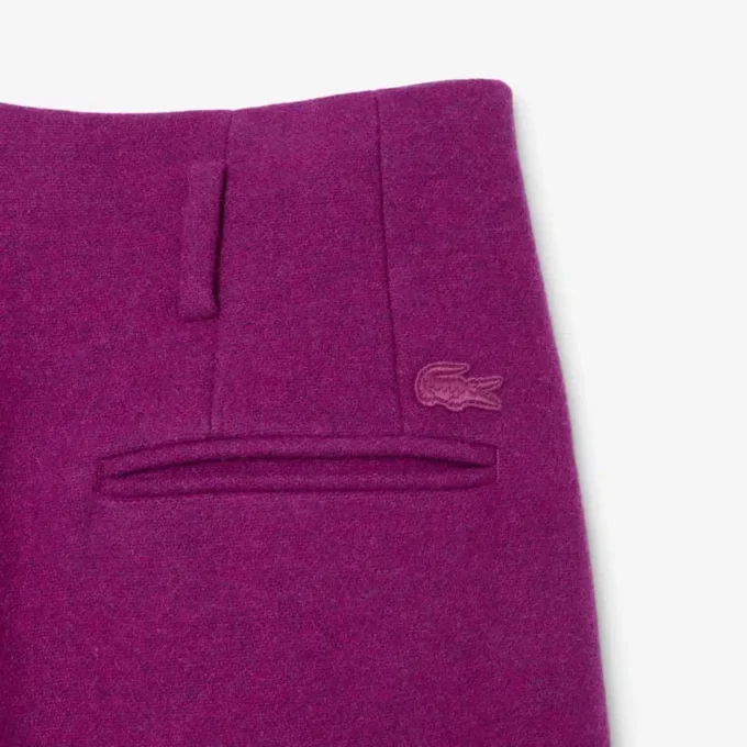 Pantalon sur mesure en laine flammée à coupe large Runway Pantalon sur mesure en laine flammée à coupe large Runway