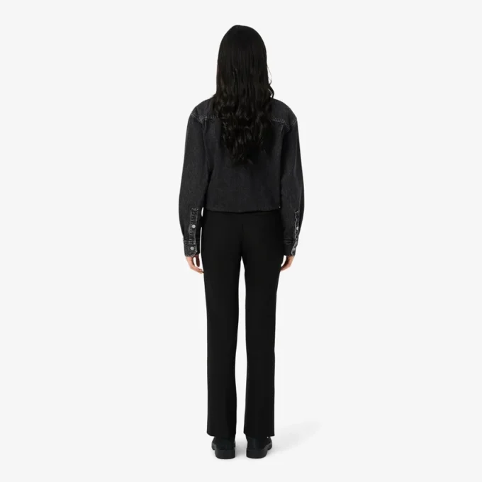Pantalon évasé taille haute pour femme Pantalon évasé taille haute pour femme