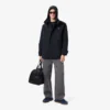Parka à capuche mi-longue hydrofuge pour homme Parka à capuche mi-longue hydrofuge pour homme