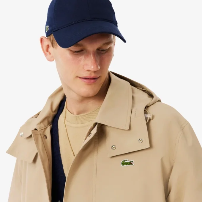 Parka à capuche mi-longue hydrofuge pour homme Parka à capuche mi-longue hydrofuge pour homme