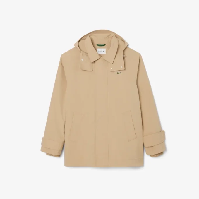 Parka à capuche mi-longue hydrofuge pour homme Parka à capuche mi-longue hydrofuge pour homme