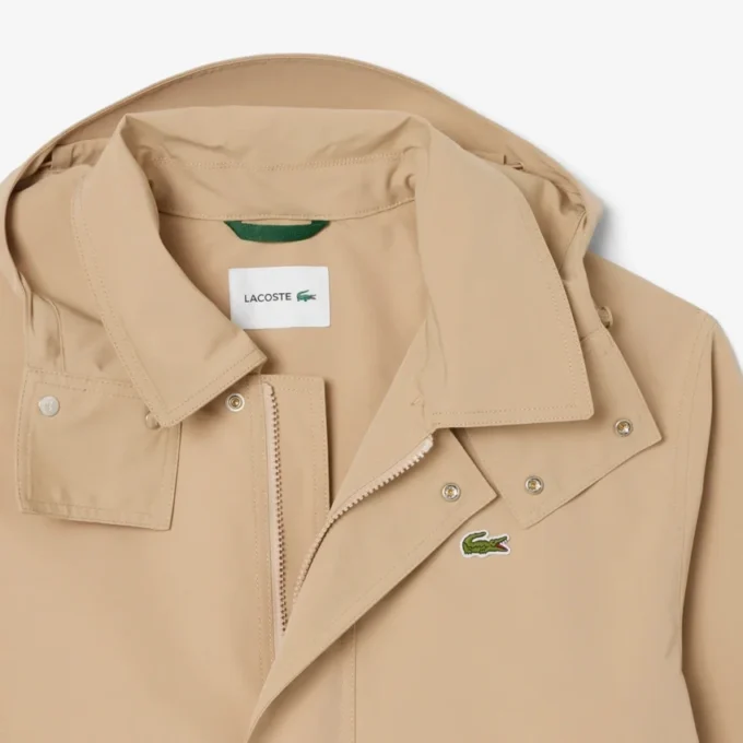 Parka à capuche mi-longue hydrofuge pour homme Parka à capuche mi-longue hydrofuge pour homme