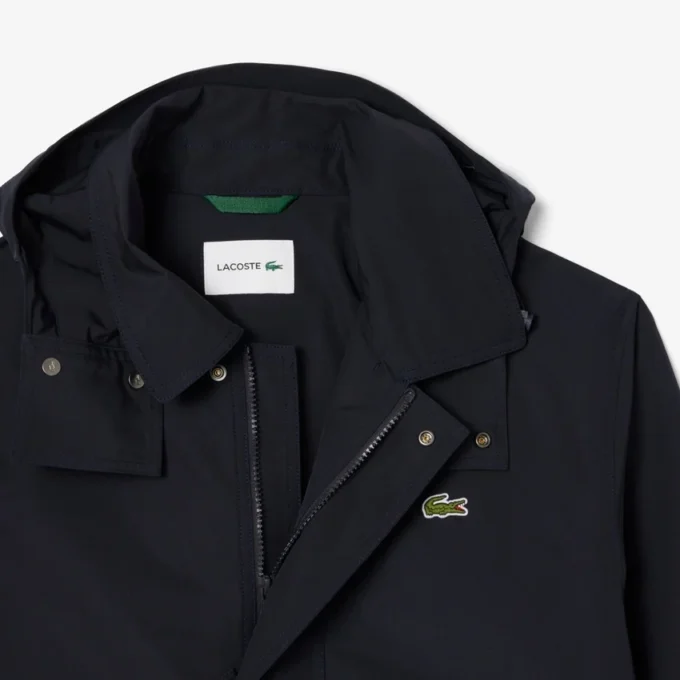 Parka à capuche mi-longue hydrofuge pour homme Parka à capuche mi-longue hydrofuge pour homme