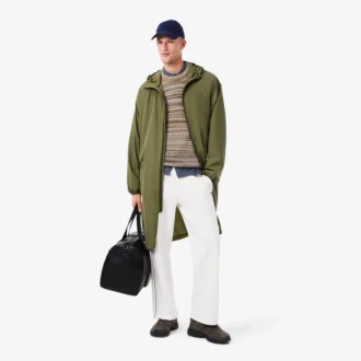 Parka longue hydrofuge pour homme