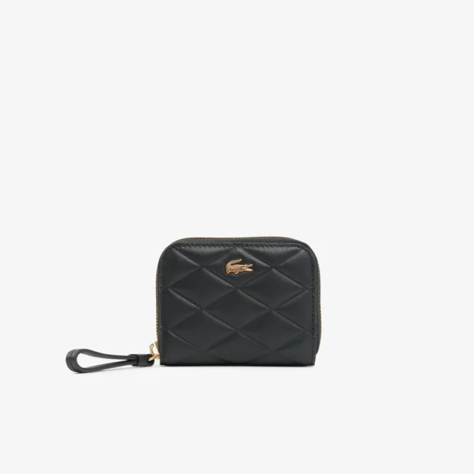 Petit porte-monnaie en cuir Crocodelle