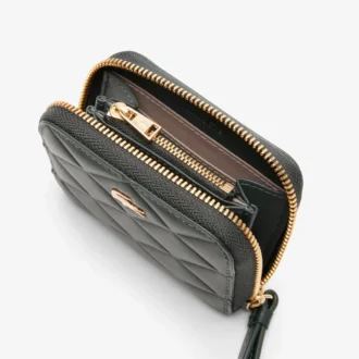 Petit porte-monnaie en cuir Crocodelle
