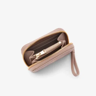 Petit porte-monnaie en cuir Crocodelle