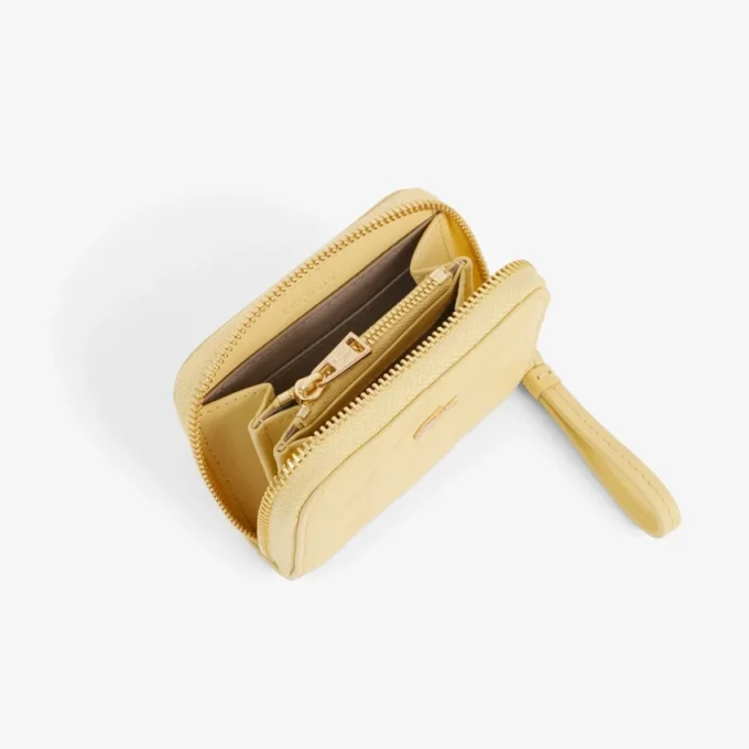 Petit porte-monnaie en cuir Crocodelle