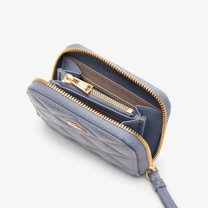 Petit porte-monnaie en cuir Crocodelle