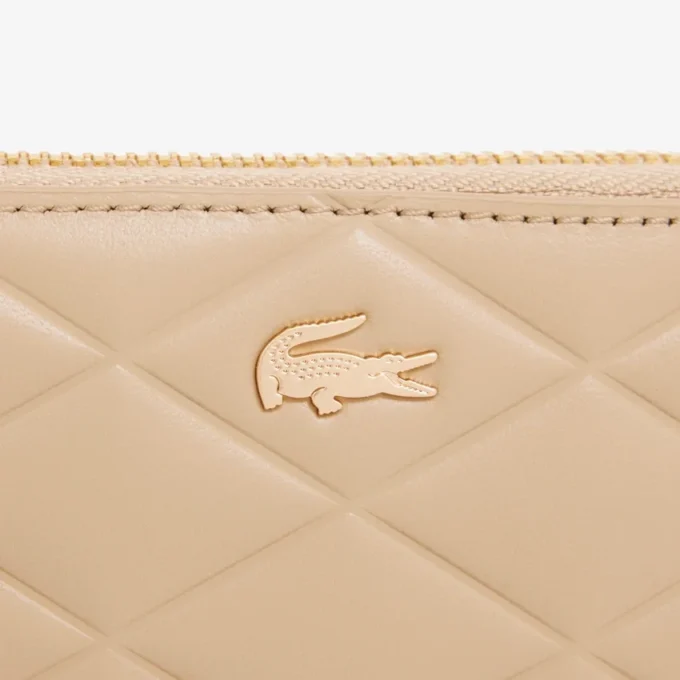 Petit porte-monnaie en cuir Crocodelle