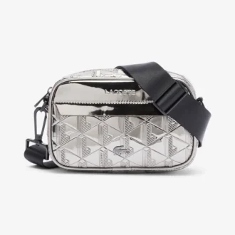 Petit sac de reporter argenté The Blend
