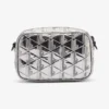 Petit sac de reporter argenté The Blend
