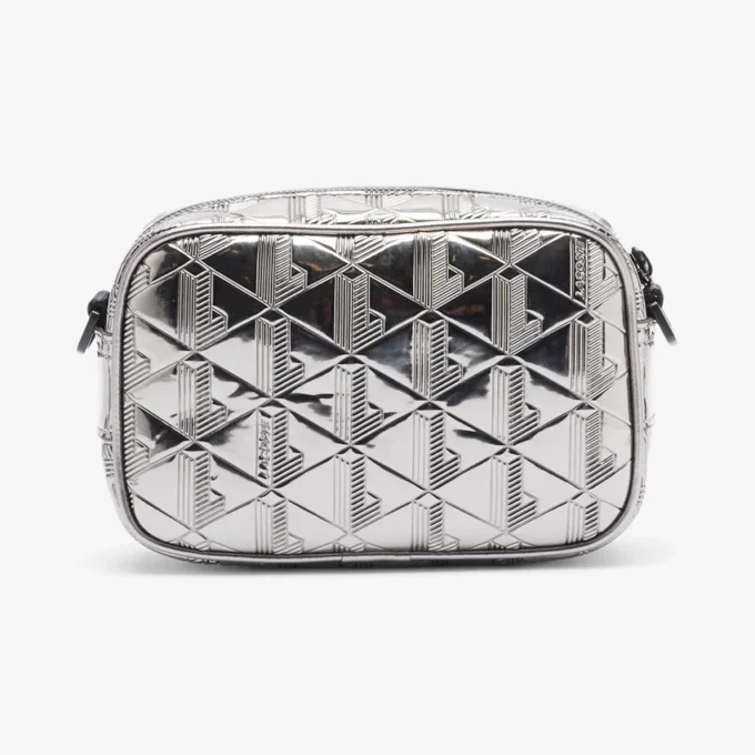 Petit sac de reporter argenté The Blend