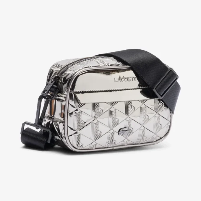 Petit sac de reporter argenté The Blend