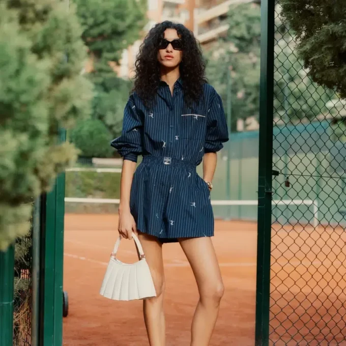 Petit sac en cuir Lenglen Petit sac en cuir Lenglen