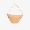 Petit sac hobo en cuir gaufré Maheki