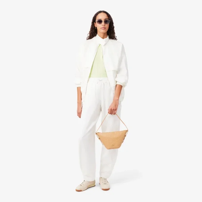Petit sac hobo en cuir gaufré Maheki