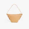 Petit sac hobo en cuir gaufré Maheki