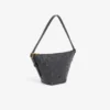 Petit sac hobo en cuir gaufré Maheki