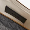 Petit sac hobo en cuir gaufré Maheki