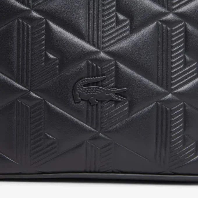 Petit sac hobo en cuir gaufré Maheki