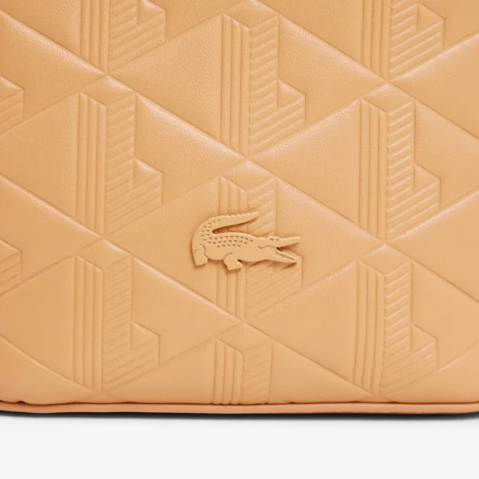 Petit sac hobo en cuir gaufré Maheki