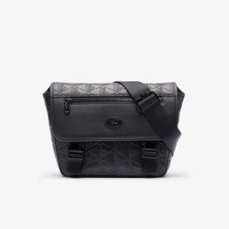 Petit sac messager à monogramme