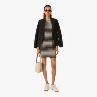 Petit sac seau en cuir Tennis Bliss
