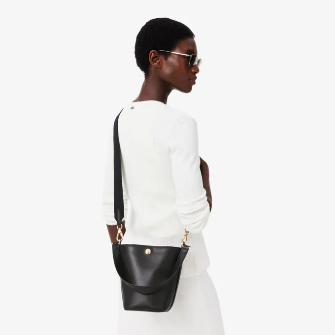 Petit sac seau en cuir Tennis Bliss
